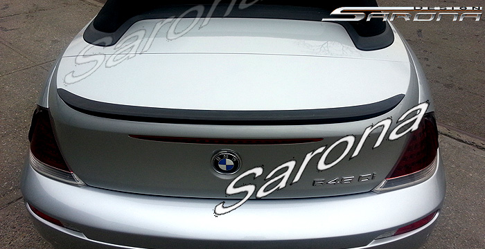 Custom BMW 6 Series  Convertible Trunk Wing (2004 - 2007) - $279.00 (Part #BM-082-TW)